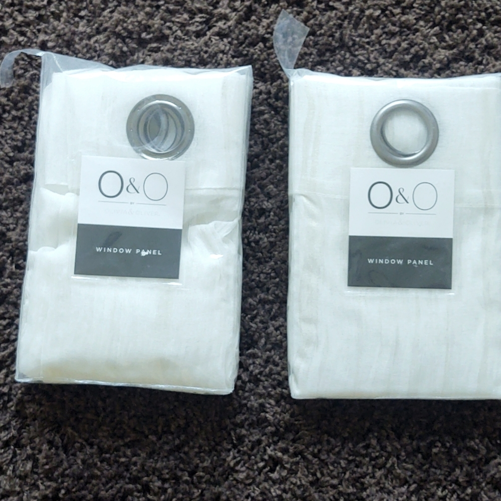 - Window panels -50x63" Sheer #2
